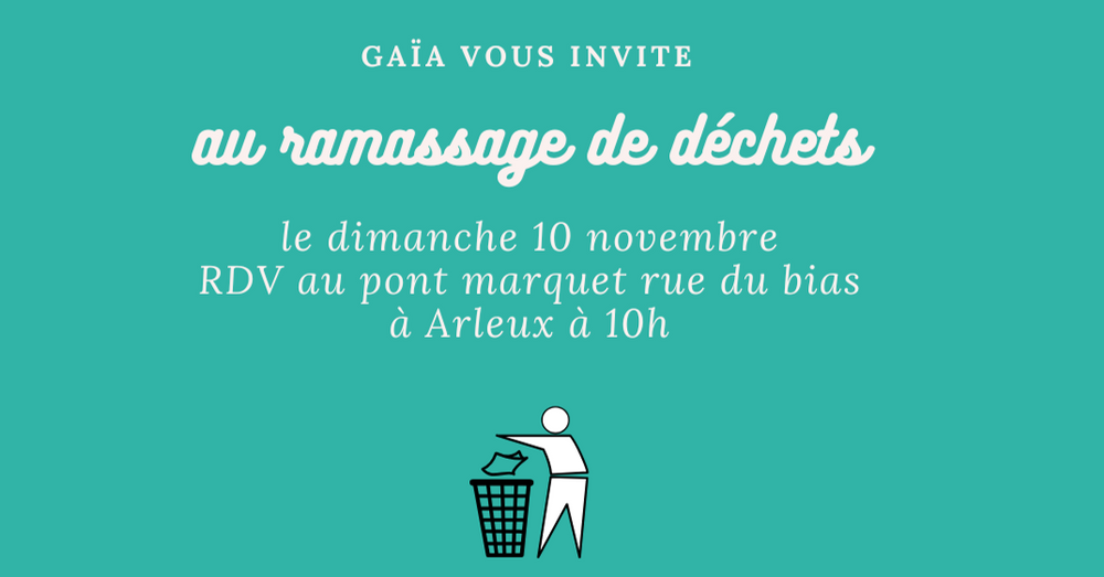 ramassage de déchets novembre 24