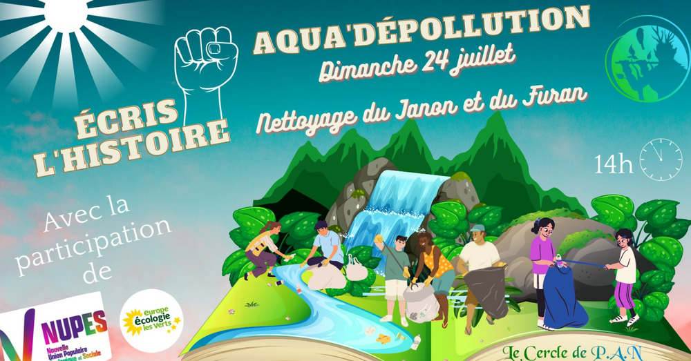 Aqua'dépollution Nettoyage du Janon + Furan