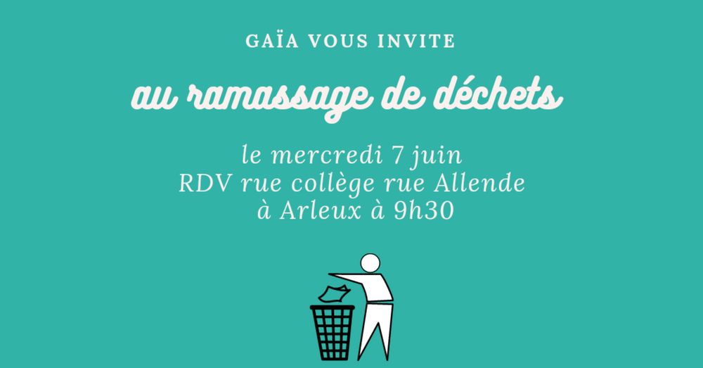 Ramassage avec les collégiens d'Arleux