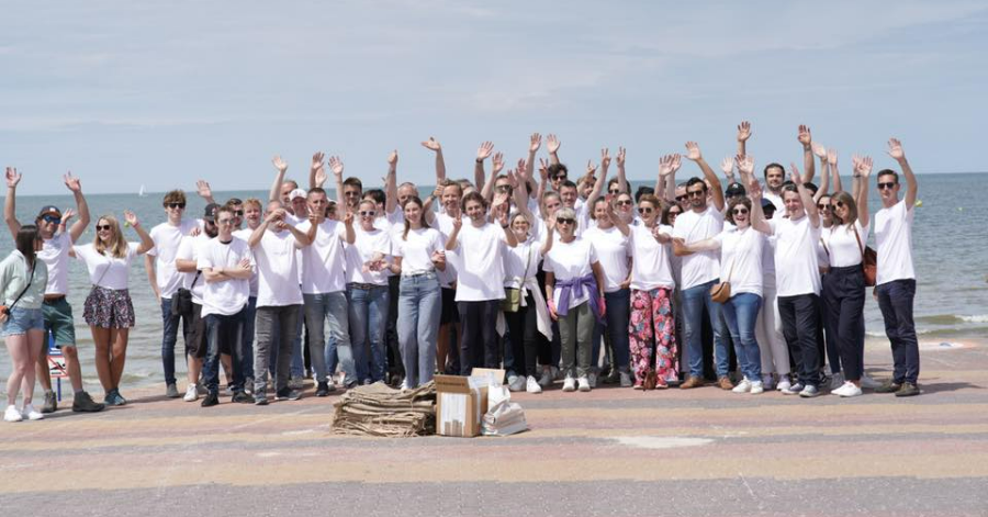 Ramassage de déchets sur la plage !